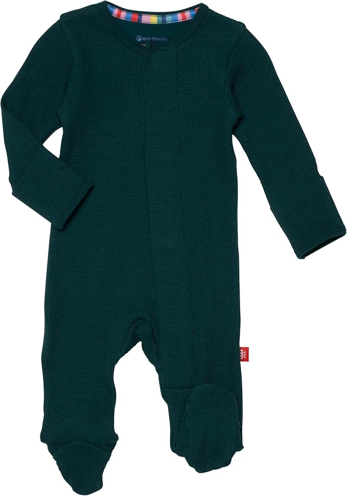 Magnetic Me Boys Modal Magnetic Baby Footie Pajamas | Silky Soft Modal Fabric | by magneticme
