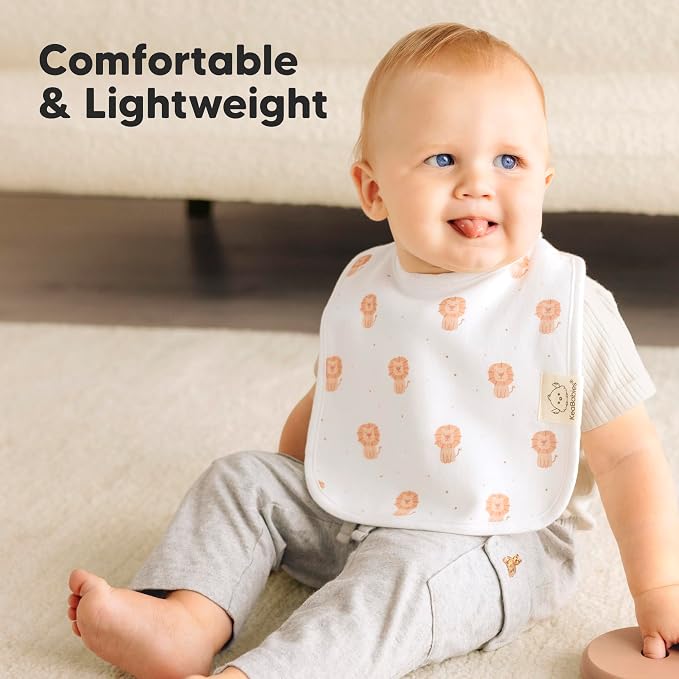 KeaBabies 8-Pack Organic Baby Bibs - Image 5