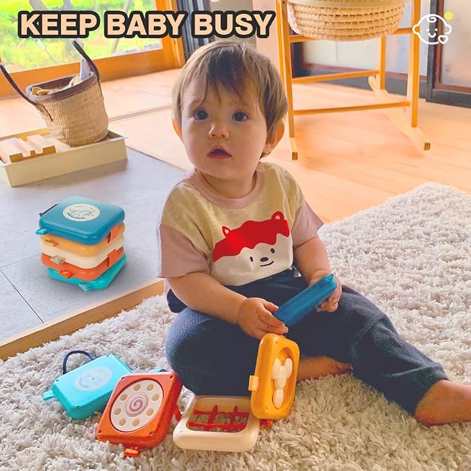 weirtoya Busy Board for 1 Year Old, Toddler Travel Toys for Toddler 1-3 - Image 4
