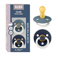 BIBS Colour Night Glow in The Dark Soother 2-Pack, BPA Free Dummy Pacifier by BIBS