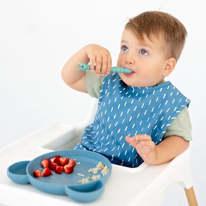 Ryan & Rose Ultimate Baby Utensil Set of 3 Silicone Baby Spoons Silicone - Image 4