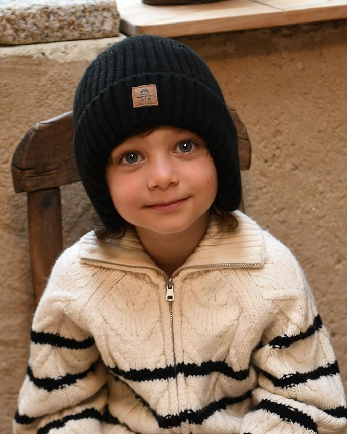 Baby Beanie Fleece Lined Toddler Winter Hat - Image 6