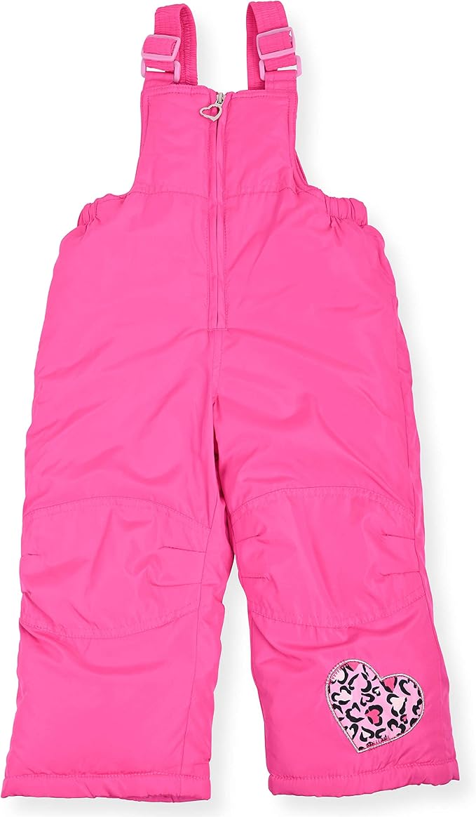 Arctic Quest Little Girls Bib Snow Pants and Ski Jacket Water-Resistant Snowsuit - Image 5