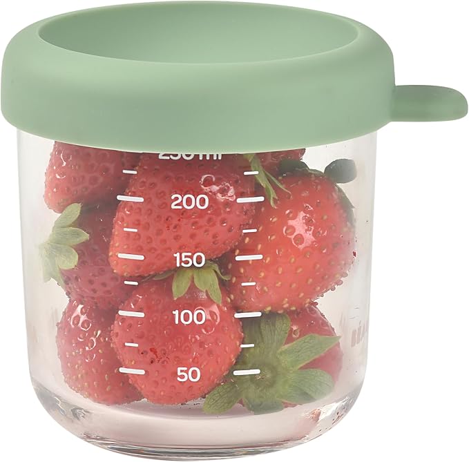 BEABA 8 oz Glass Baby Food Jars - Image 2