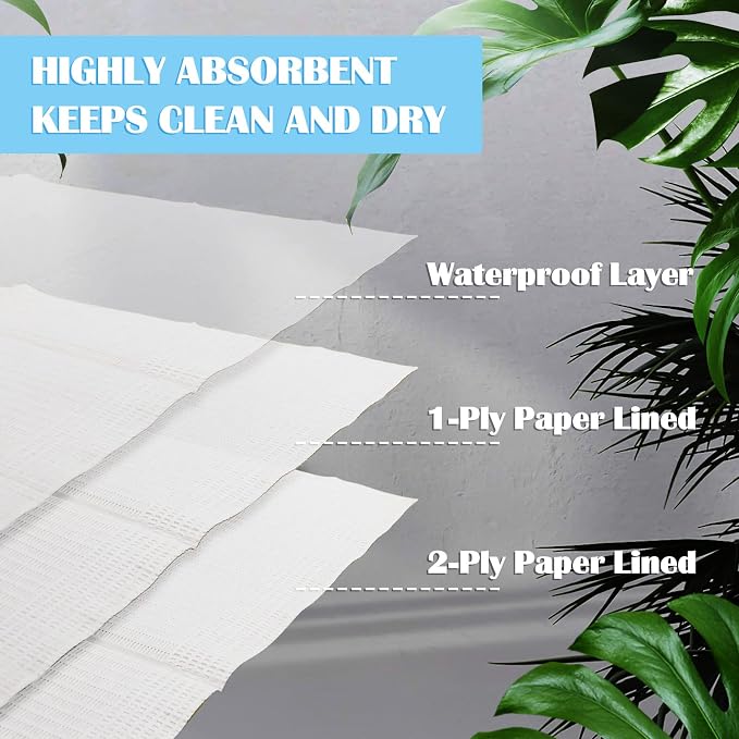 Mixweer 1000 Pack Baby Disposable Changing Pads Quick Absorb Diaper Changing - Image 3