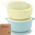 KeaBabies 2-Pack Baby Bowls by KeaBabies