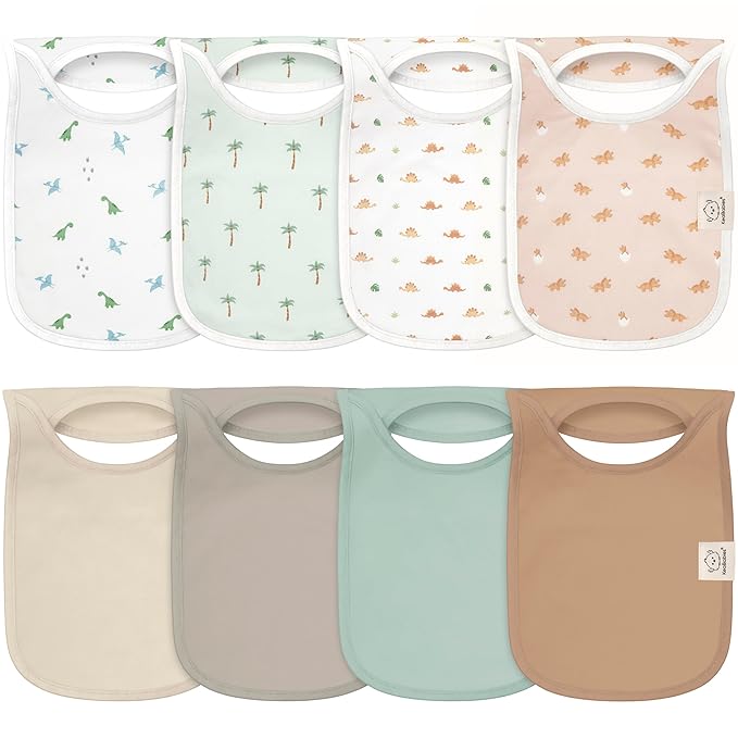 8-Pack Baby Bibs for Boys, Girls by KeaBabies
