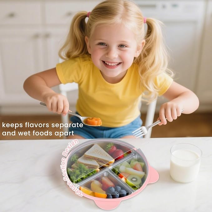 Stainless Steel Kids Plate - Image 5
