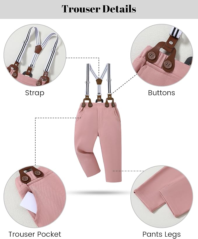nilikastta Boy Suit Toddler Boy Outfit Boy Dress Shirt - Image 5
