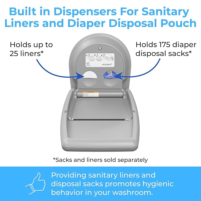 Koala Kare Surface-Mounted Horizontal Baby Changing Station, Model KB300-01 - Image 9