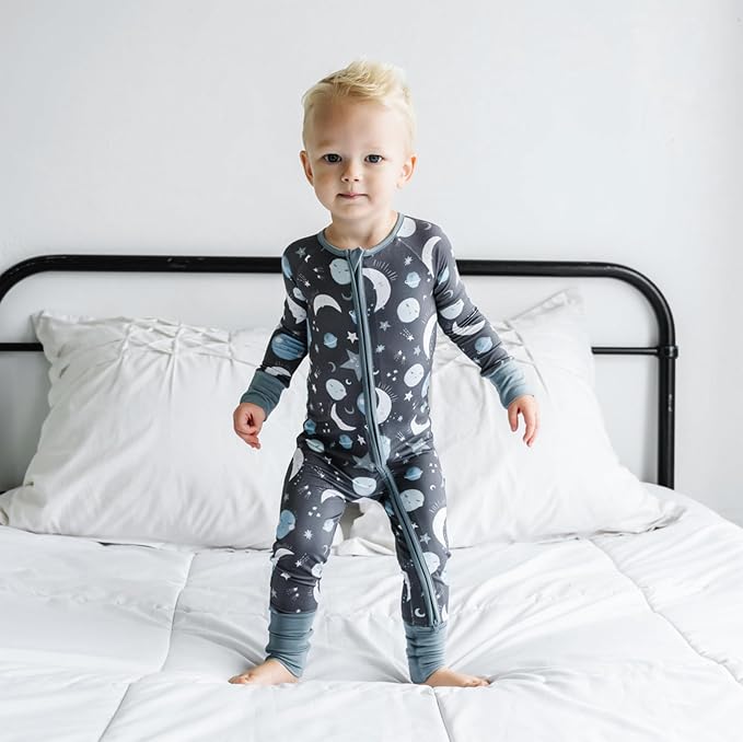 Little Sleepies Pajamas for Baby Boys & Girls, Viscose from Bamboo Baby Pajamas - Image 8