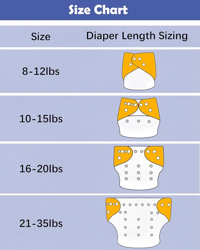 Babygoal Cloth Diaper Covers 6 Pack - Image 6