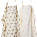 2-Pack Muslin Nursing Cover for Baby Breastfeeding by ANYEDDE