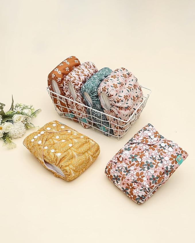 ALVABABY Baby Cloth Diapers 6 Pack - Image 9