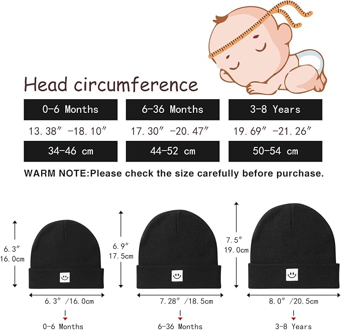 2Pack Baby Beanie Knit Toddler Hat - Image 6
