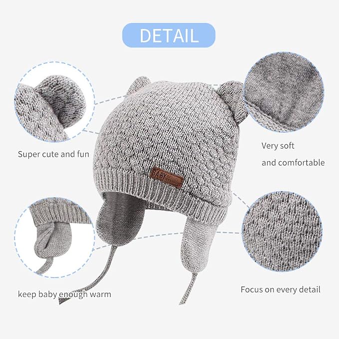 BAVST Baby Beanie Hat for Winter - Image 4