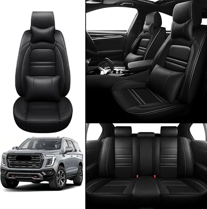 Car Seat Covers for gmc Yukon 2000-2025 | 5-Seats Seat Covers, Waterproof Seat - Image 2