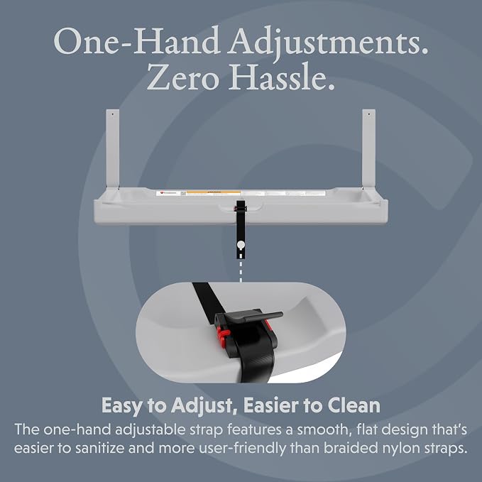 Foundations Elements Horizontal Wall-Mounted Baby Diaper Changing Station - Image 4