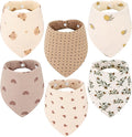 Accmor Muslin Baby Drool Bibs 6 Pack Baby Bandana Drool Bibs Soft Cotton Baby by Accmor