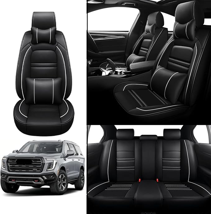 Car Seat Covers for gmc Yukon 2000-2025 | 5-Seats Seat Covers, Waterproof Seat - Image 2