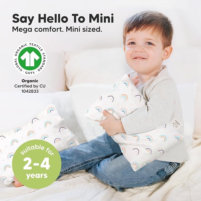 Mini Toddler Pillow with Pillowcase - Image 3
