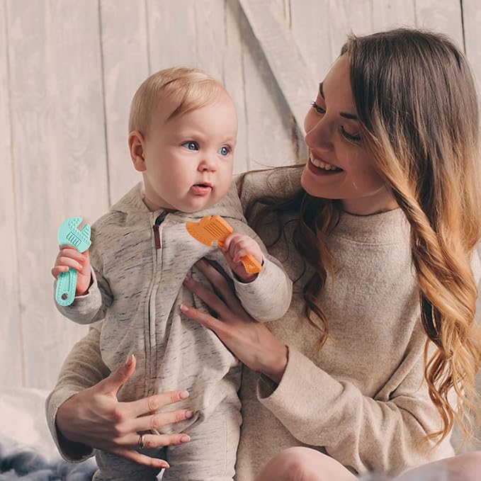 TYRY.HU Baby Teething Toys for Babies, Baby Teether Toys, BPA Free Silicone - Image 6