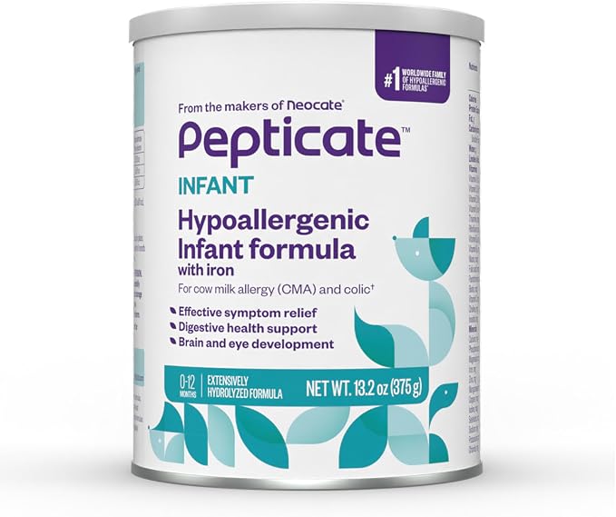 Pepticate Baby Formula, Hypoallergenic Powdered Infant Formula by Pepticate