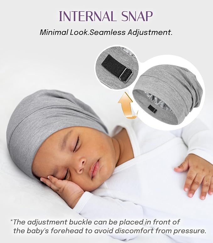OLESILK Silk Baby Bonnet for 0-6 Months - Image 6
