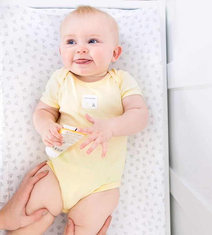 Burt's Bees Baby Organic Cotton Bodysuits – Baby Boy & Girl Short and Long - Image 3