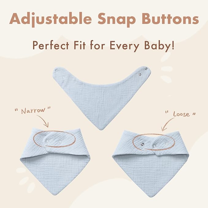 Baby Bibs 8-Pack - Image 2