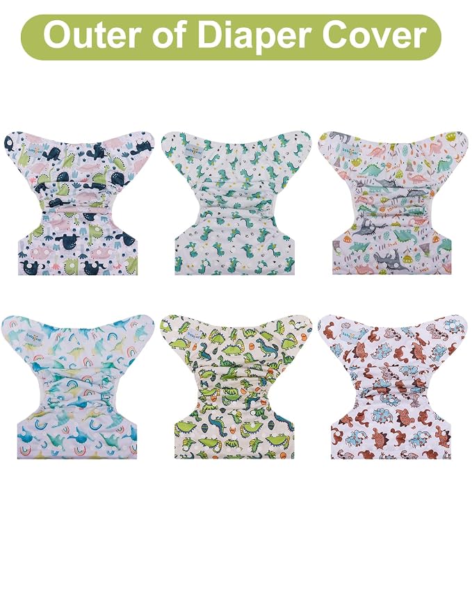 babygoal Cloth Diaper Covers 6 Pack - Image 8