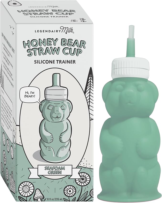 Legendairy Milk Honey Bear Straw Cup Silicone by LegendairyMilk