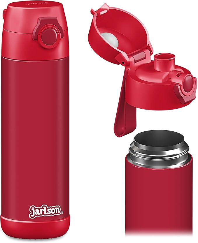 Jarlson® Mali Children's Water Bottle, Thermal Stainless Steel Water Bottle by JARLSON