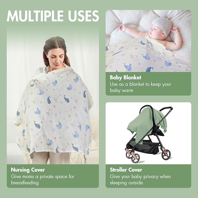 2-Pack Nursing Cover for Baby Breastfeeding - Image 6