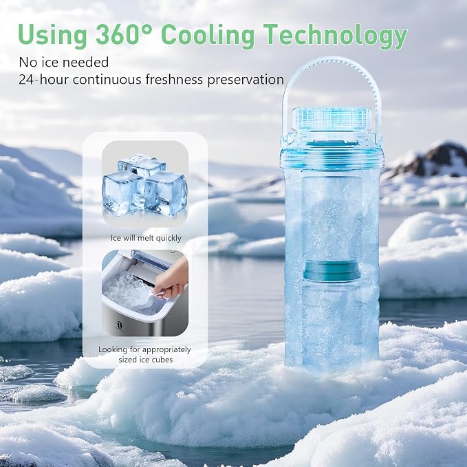 Portable Breast Milk Cooler Bottle - 22oz Breastmilk Chiller - Image 6