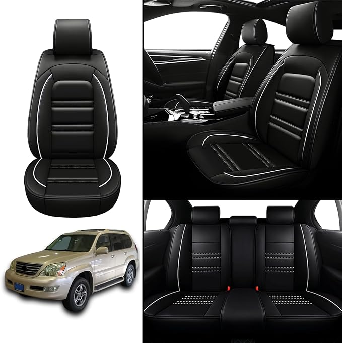 Seat Covers for Lexus Car gx470 2003-2009 | 5-Seats Leather Seat Covers - Image 2