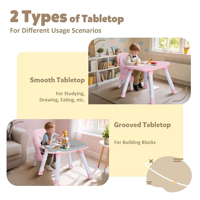 Baby High Chair, 8 in 1 Convertible Highchairs - Image 3