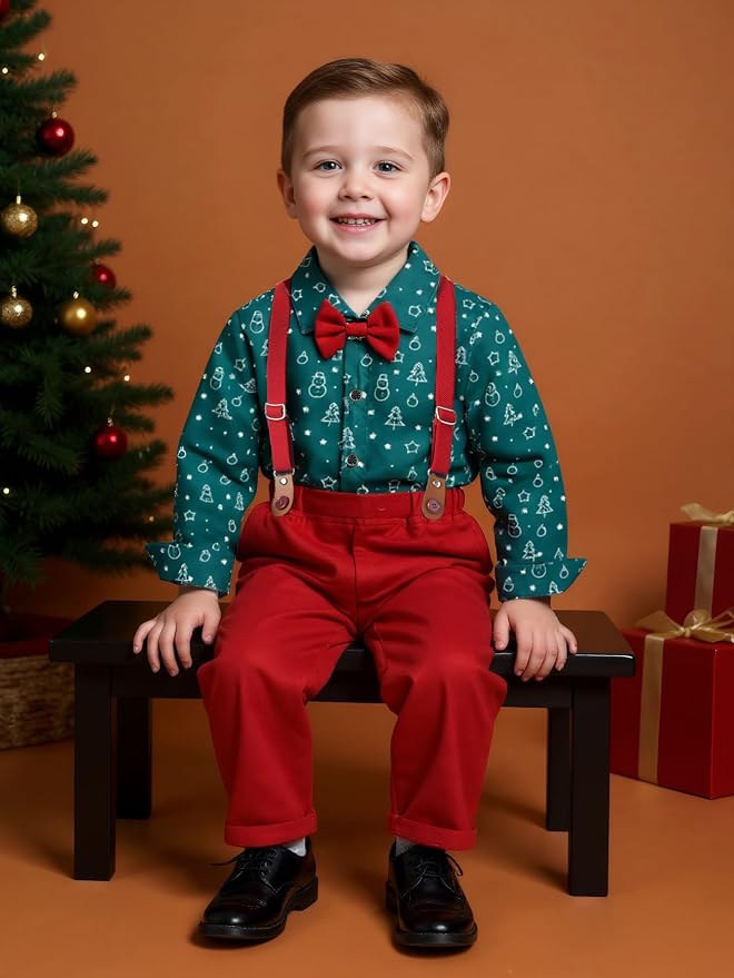Boarnseorl Baby Boys Pants Sets, Toddler Gentleman Outfits, Infant Long Sleeve - Image 3