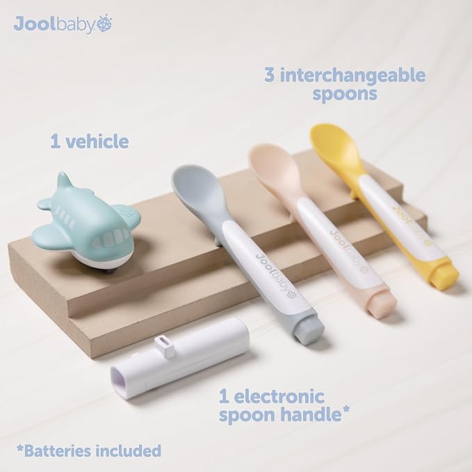 Jool Baby Musical Baby Spoons, 3 Spoons + Plane - Image 3