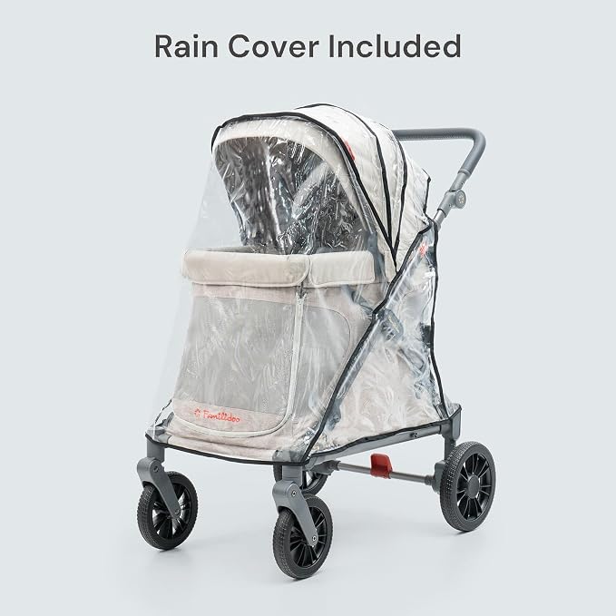 Familidoo Q1 Multi-Use Kids Wagon Stroller – Foldable, Lightweight & All-Terrain - Image 3