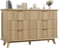 QUW Fluted Dresser for Bedroom by QUW