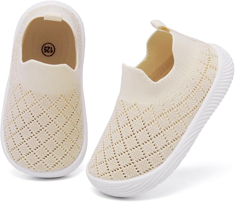 MORENDL Baby Toddler Walking Socks Non-Slip Breathable Unisex Casual Sneakers - Image 2