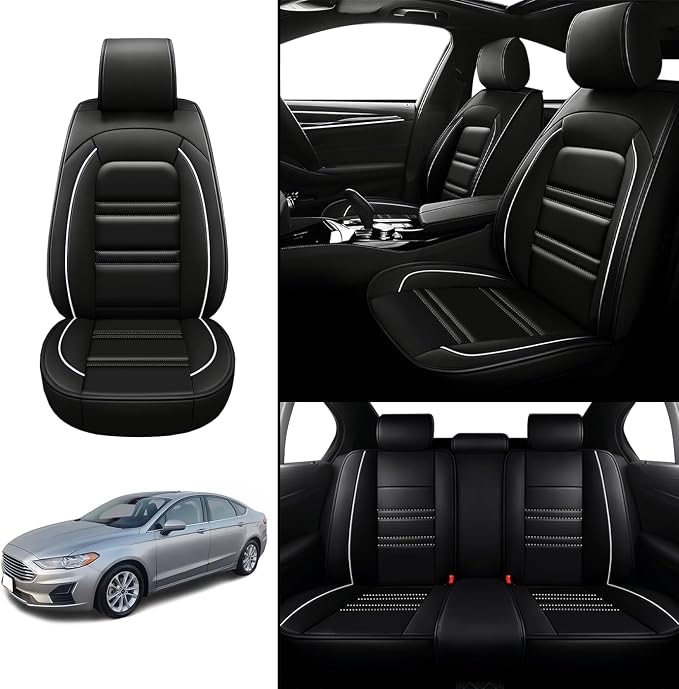 Seat Covers for Ford Fusion 2006-2020 | 5-Seats Leather Seat Covers - Image 2