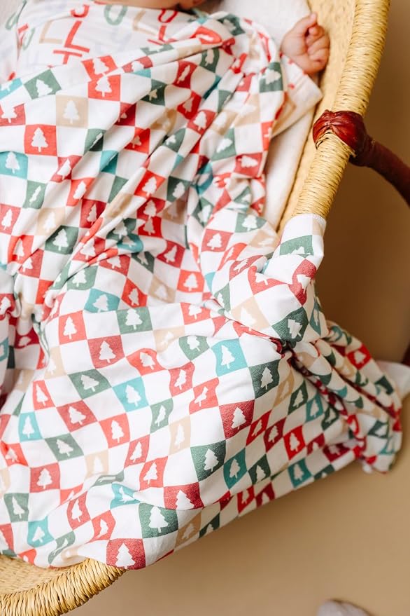 Copper Pearl Large Premium Knit Baby Swaddle Receiving Blanket 'Fraser' - Image 6