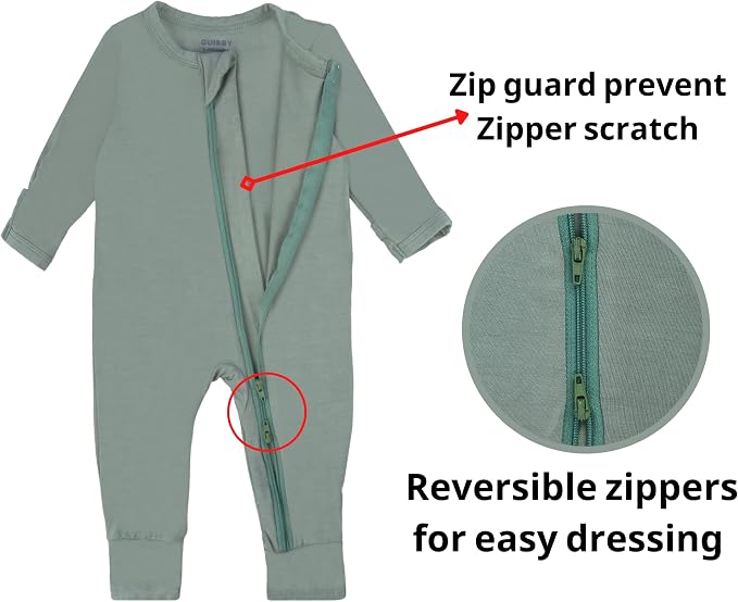 GUISBY Baby Pajamas with Mitten Cuffs - Image 4