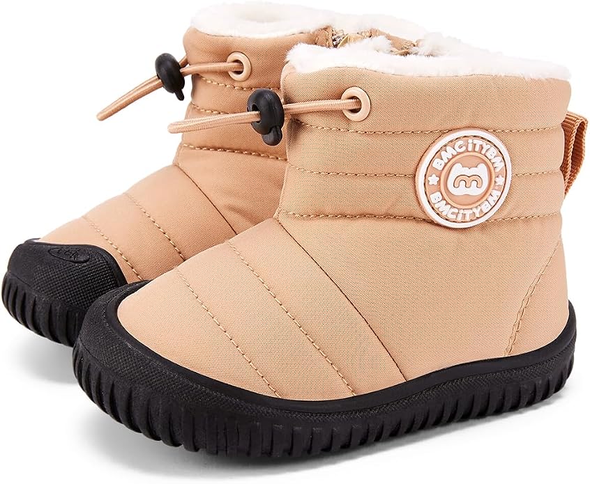 BMCiTYBM Toddler Baby Snow Boots Winter Shoes Boys Girls Cold Weather Baby Faux by BMCiTYBM