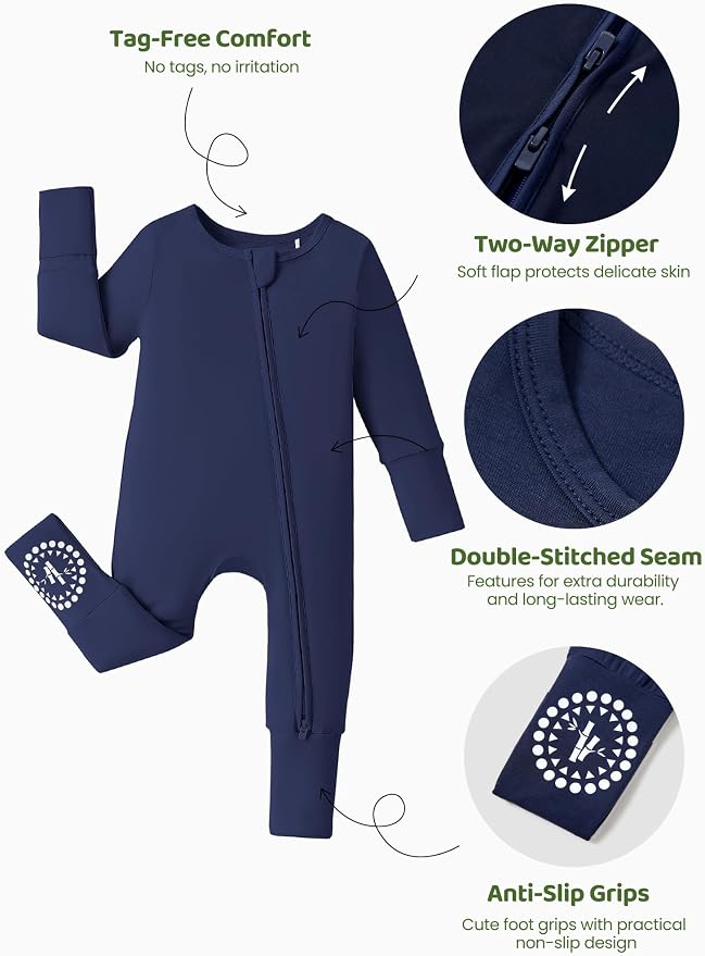 PATPAT Baby Footies Boys Girls - Image 5