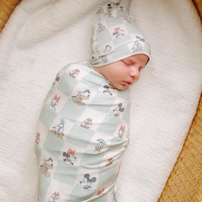 Copper Pearl Large Premium Knit Baby Swaddle Receiving Blanket Mickey Mouse & - Image 6