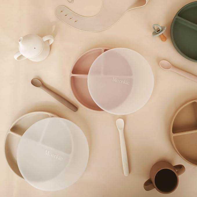 Moonkie Suction Plates for Baby | 100% Silicone BPA-Free Baby Plates - Image 8