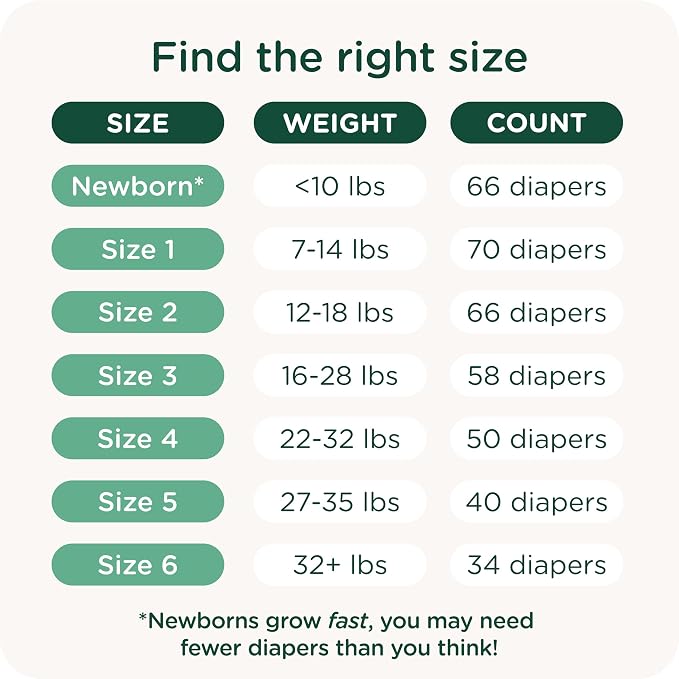 Our Diapers | EWG Verified Safe & Plant-Based Diapers | Leak Protection | Soft - Image 6